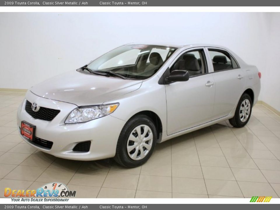2009 Toyota Corolla Classic Silver Metallic / Ash Photo #3
