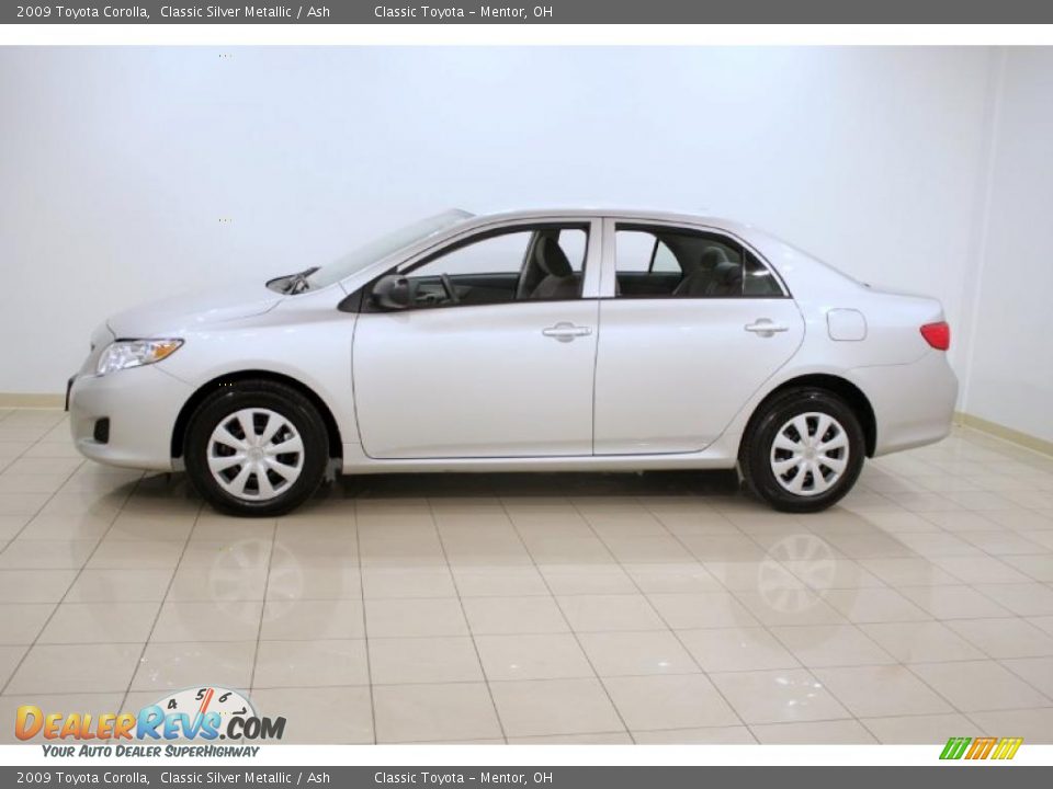 2009 Toyota Corolla Classic Silver Metallic / Ash Photo #4