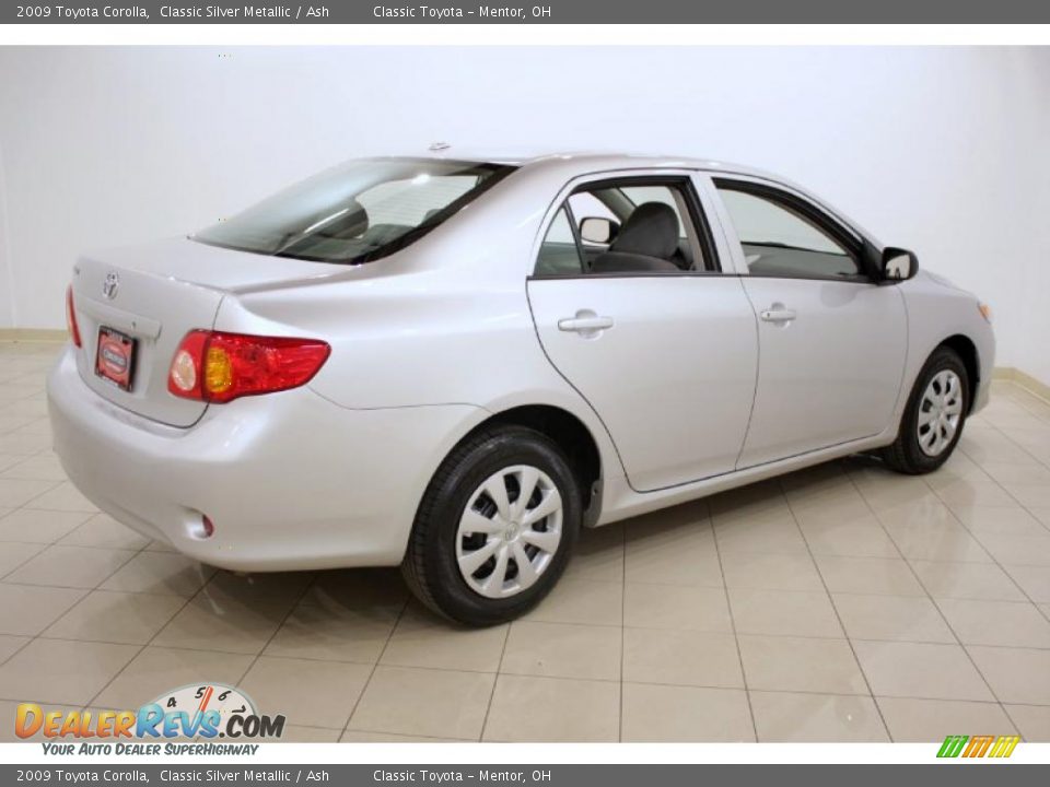 2009 Toyota Corolla Classic Silver Metallic / Ash Photo #7