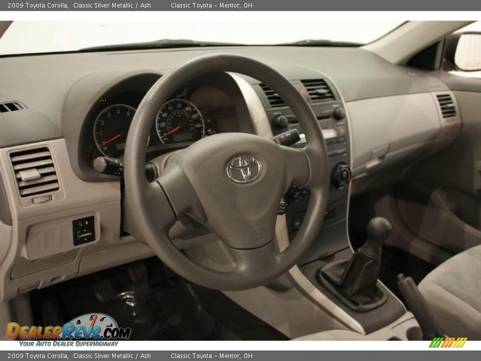 2009 Toyota Corolla Classic Silver Metallic / Ash Photo #10