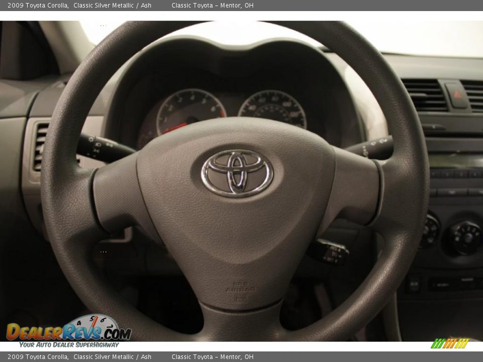 2009 Toyota Corolla Classic Silver Metallic / Ash Photo #11