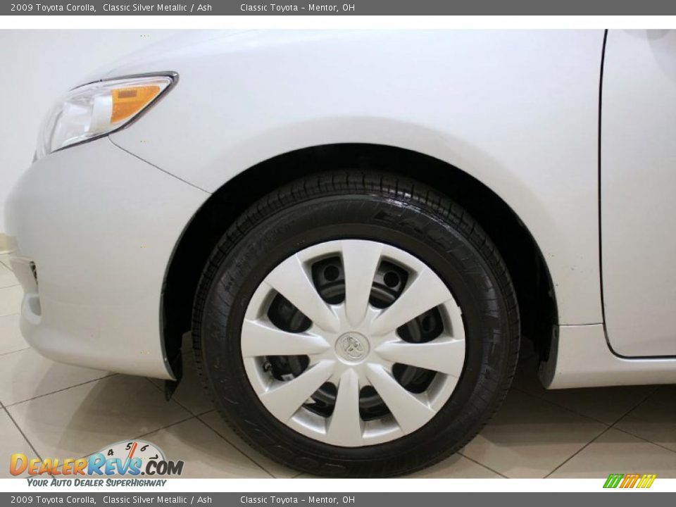 2009 Toyota Corolla Classic Silver Metallic / Ash Photo #23