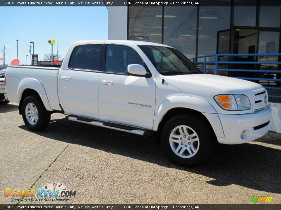 2004 Toyota Tundra Limited Double Cab Natural White / Gray Photo #1