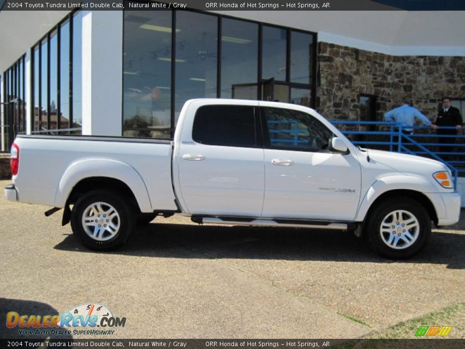 2004 Toyota Tundra Limited Double Cab Natural White / Gray Photo #2