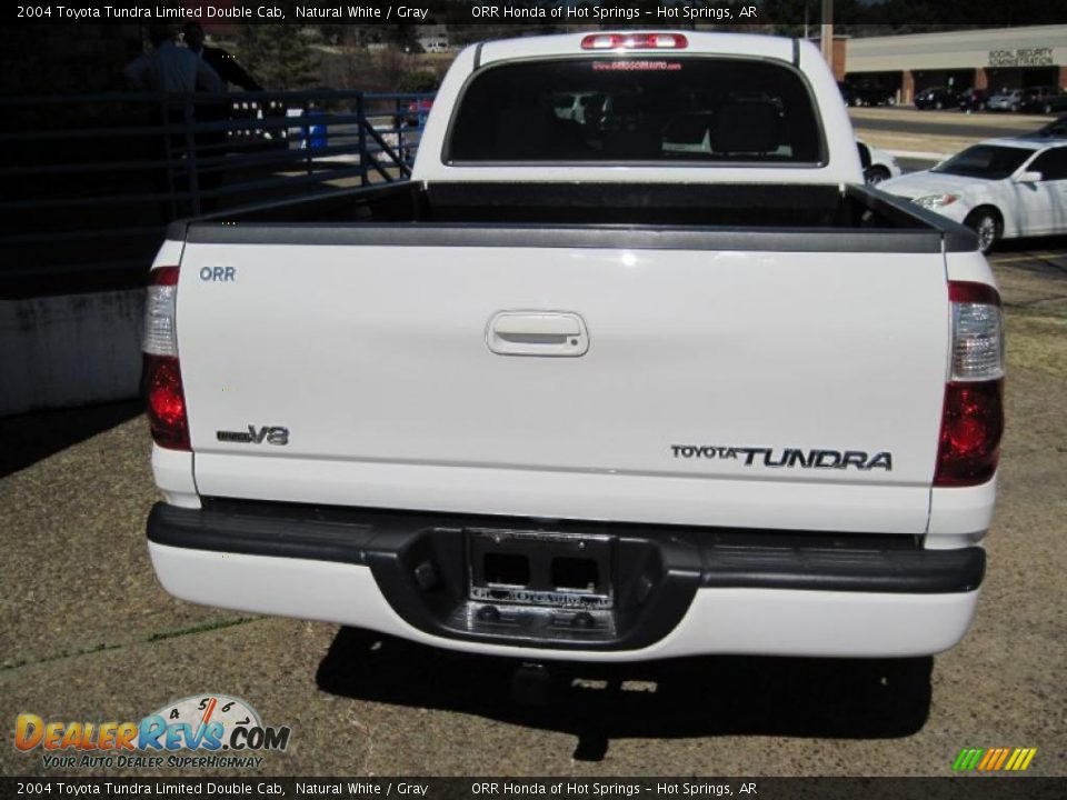 2004 Toyota Tundra Limited Double Cab Natural White / Gray Photo #4