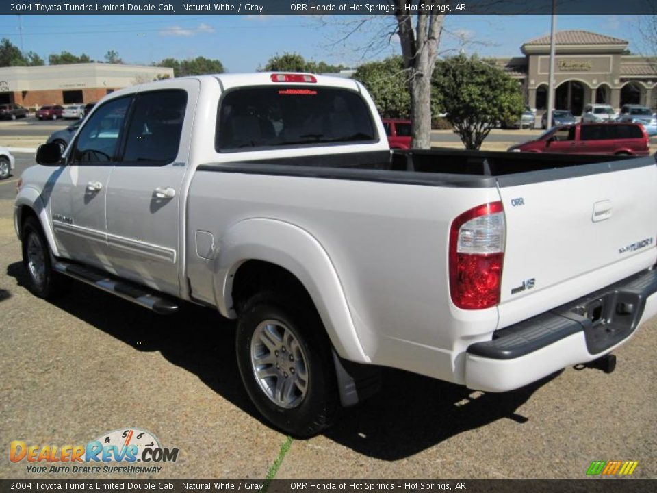 2004 Toyota Tundra Limited Double Cab Natural White / Gray Photo #5