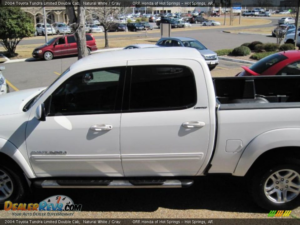 2004 Toyota Tundra Limited Double Cab Natural White / Gray Photo #6