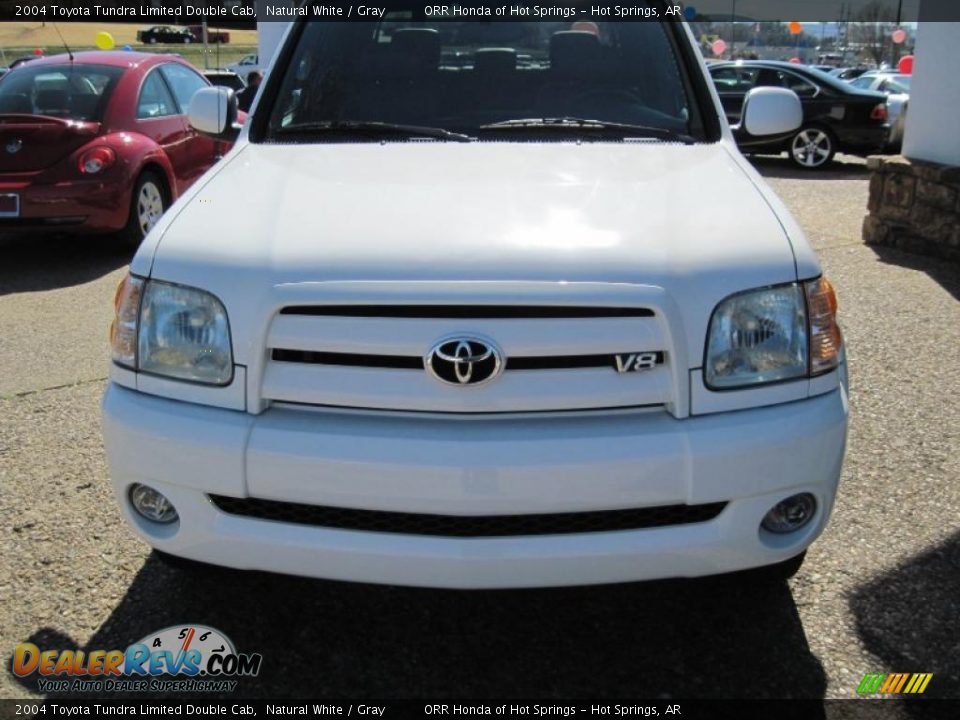 2004 Toyota Tundra Limited Double Cab Natural White / Gray Photo #8