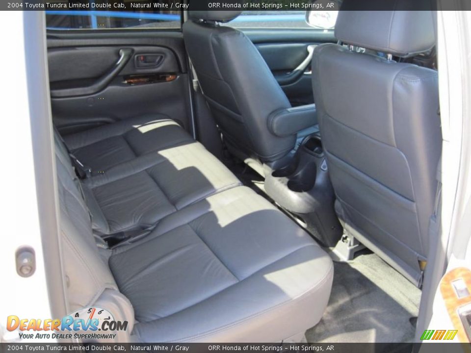 2004 Toyota Tundra Limited Double Cab Natural White / Gray Photo #15