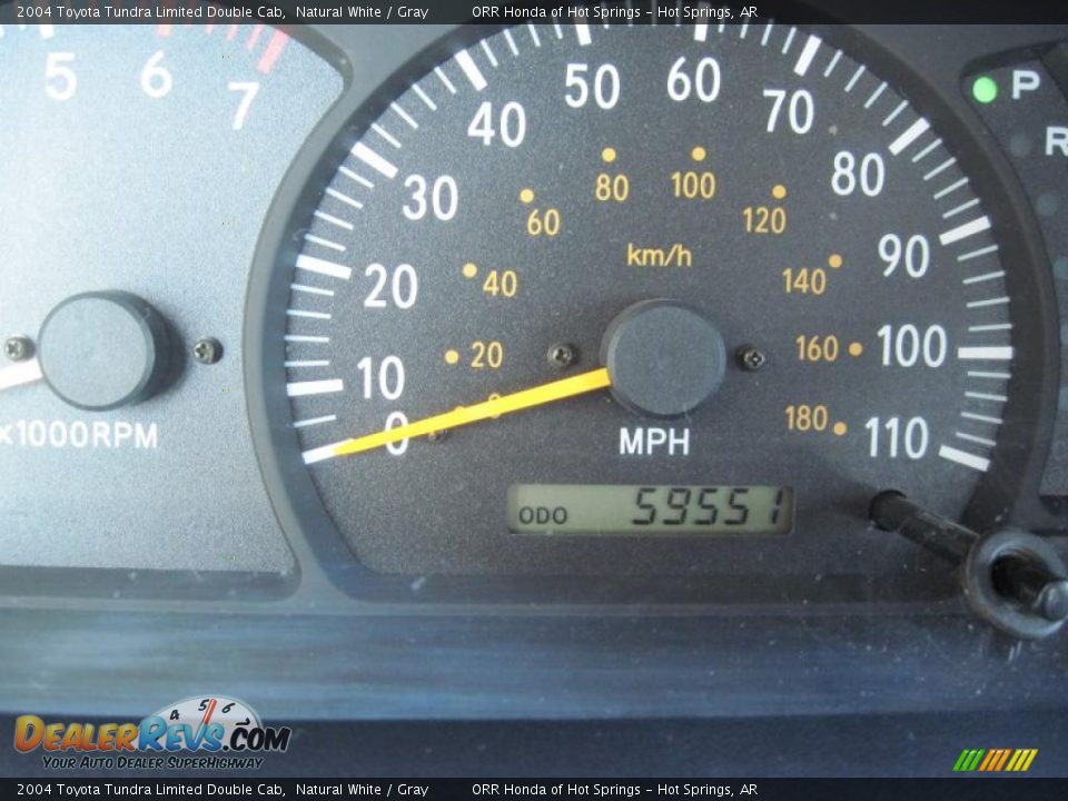 2004 Toyota Tundra Limited Double Cab Natural White / Gray Photo #17