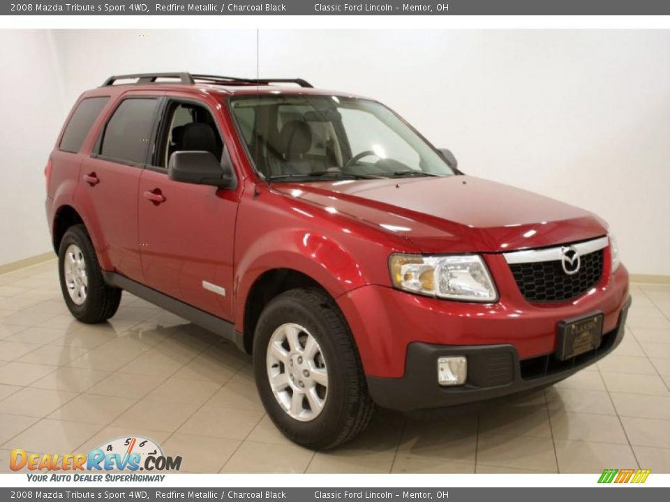 2008 Mazda Tribute s Sport 4WD Redfire Metallic / Charcoal Black Photo #1