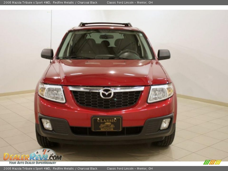 2008 Mazda Tribute s Sport 4WD Redfire Metallic / Charcoal Black Photo #2
