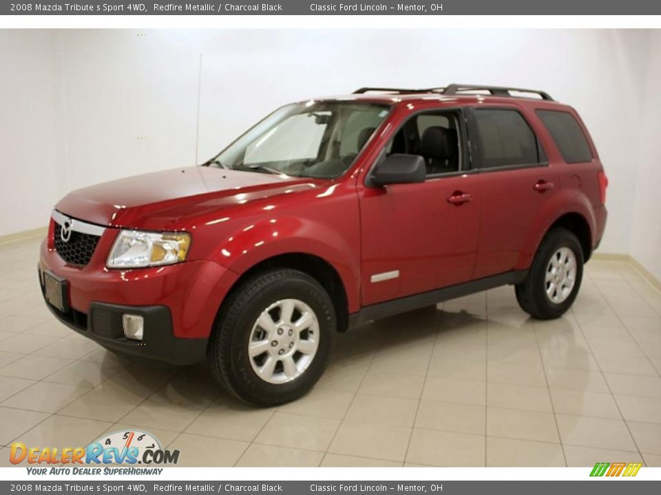 2008 Mazda Tribute s Sport 4WD Redfire Metallic / Charcoal Black Photo #3