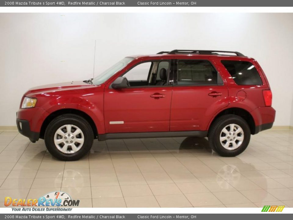 2008 Mazda Tribute s Sport 4WD Redfire Metallic / Charcoal Black Photo #4