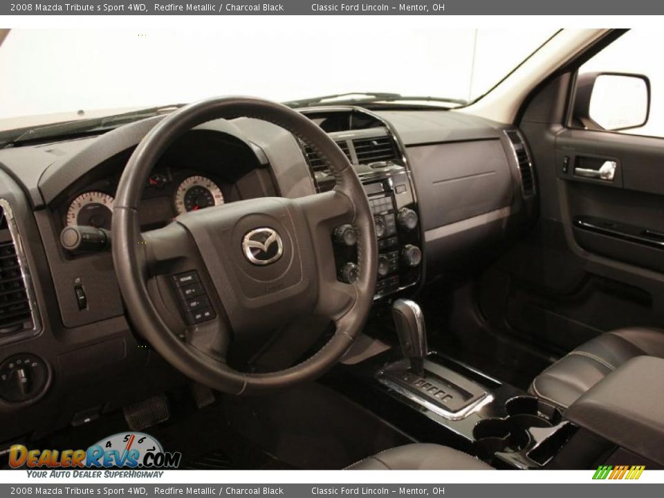 2008 Mazda Tribute s Sport 4WD Redfire Metallic / Charcoal Black Photo #11