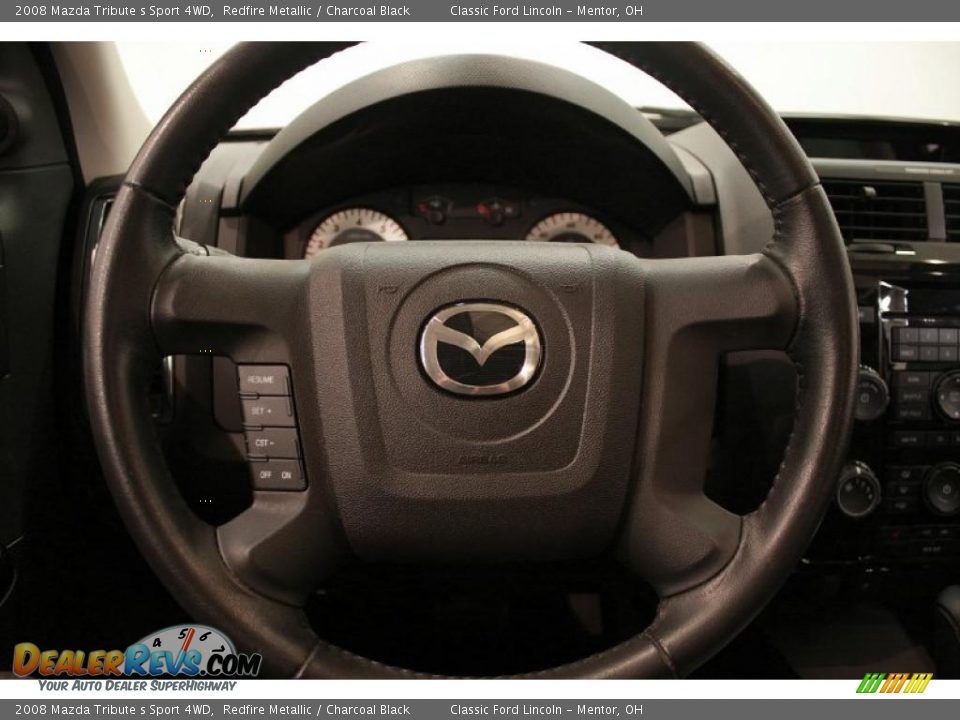 2008 Mazda Tribute s Sport 4WD Redfire Metallic / Charcoal Black Photo #12