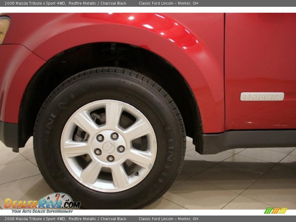 2008 Mazda Tribute s Sport 4WD Redfire Metallic / Charcoal Black Photo #24