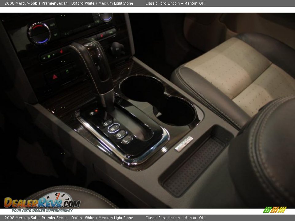 2008 Mercury Sable Premier Sedan Oxford White / Medium Light Stone Photo #15