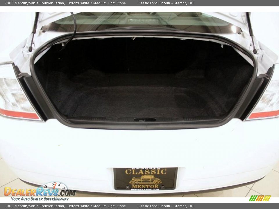 2008 Mercury Sable Premier Sedan Oxford White / Medium Light Stone Photo #21
