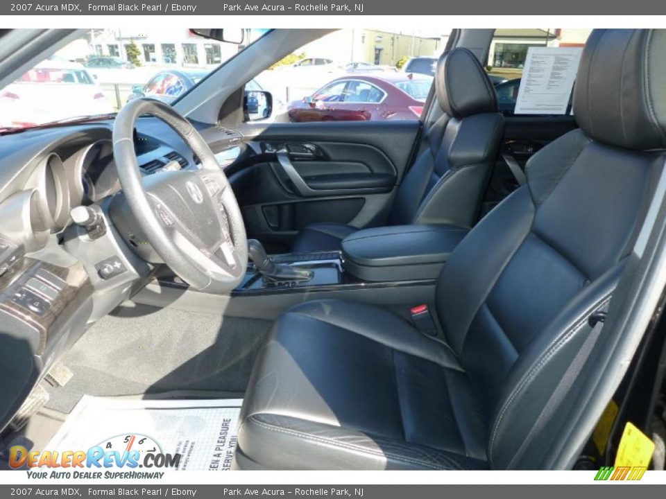 2007 Acura MDX Formal Black Pearl / Ebony Photo #6