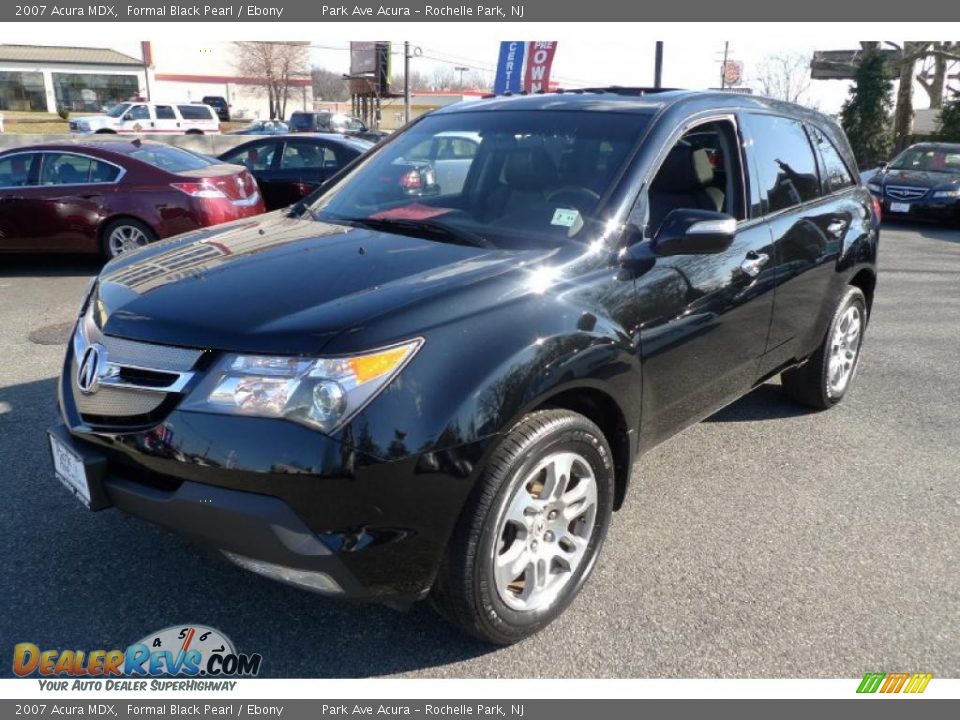 2007 Acura MDX Formal Black Pearl / Ebony Photo #10
