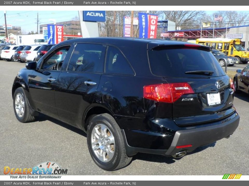 2007 Acura MDX Formal Black Pearl / Ebony Photo #12