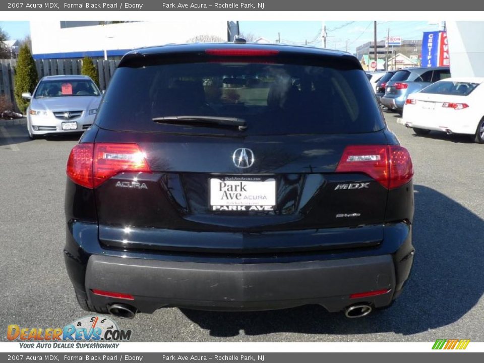 2007 Acura MDX Formal Black Pearl / Ebony Photo #16