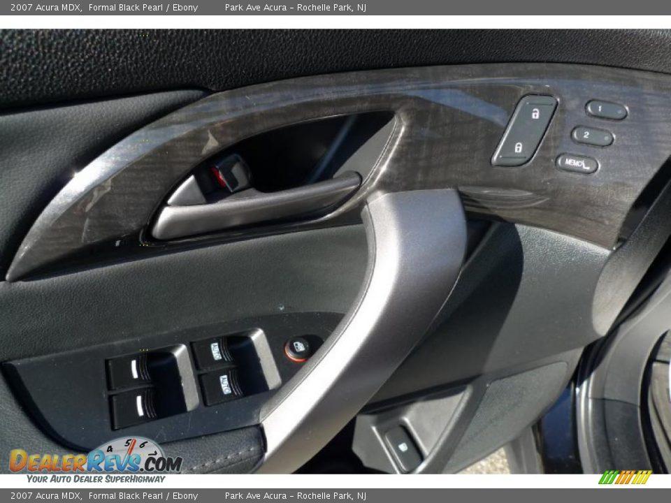 2007 Acura MDX Formal Black Pearl / Ebony Photo #27