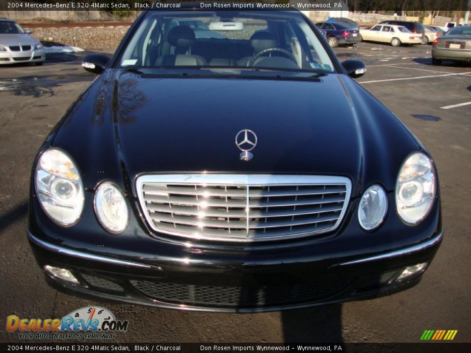 2004 Mercedes-Benz E 320 4Matic Sedan Black / Charcoal Photo #3