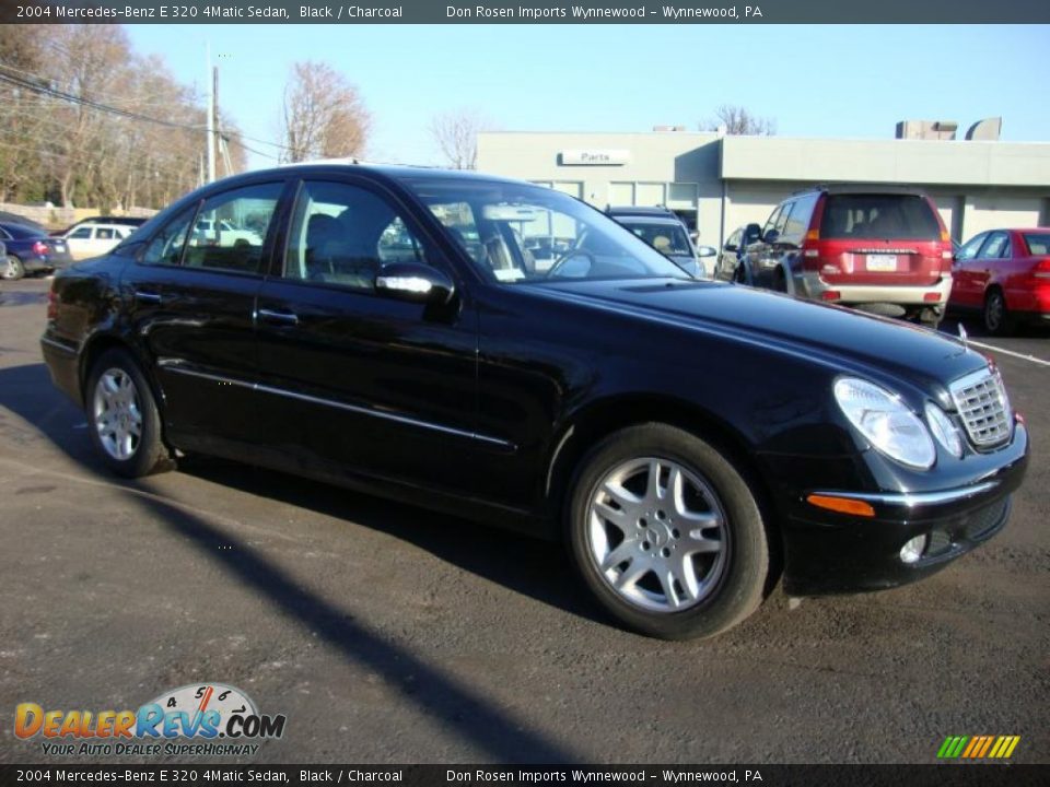 2004 Mercedes-Benz E 320 4Matic Sedan Black / Charcoal Photo #5