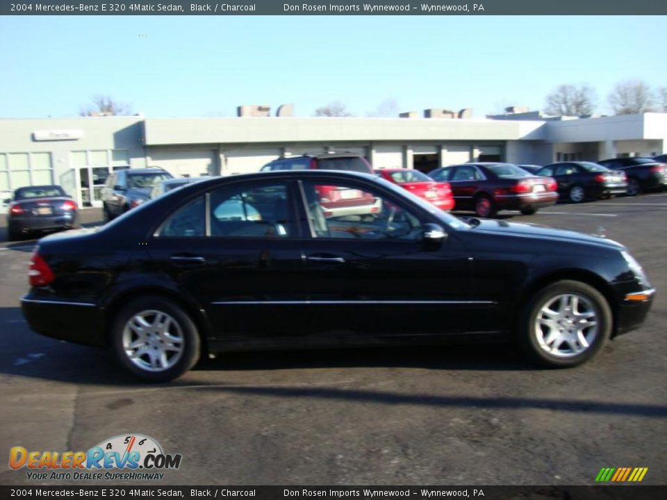 2004 Mercedes-Benz E 320 4Matic Sedan Black / Charcoal Photo #6