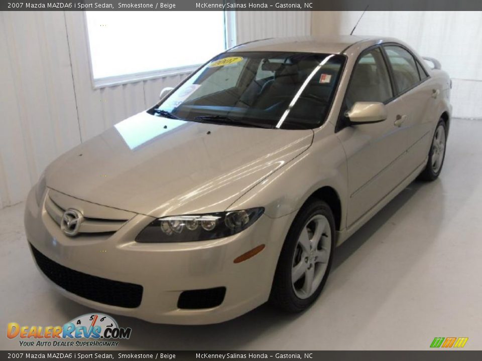 2007 Mazda MAZDA6 i Sport Sedan Smokestone / Beige Photo #1