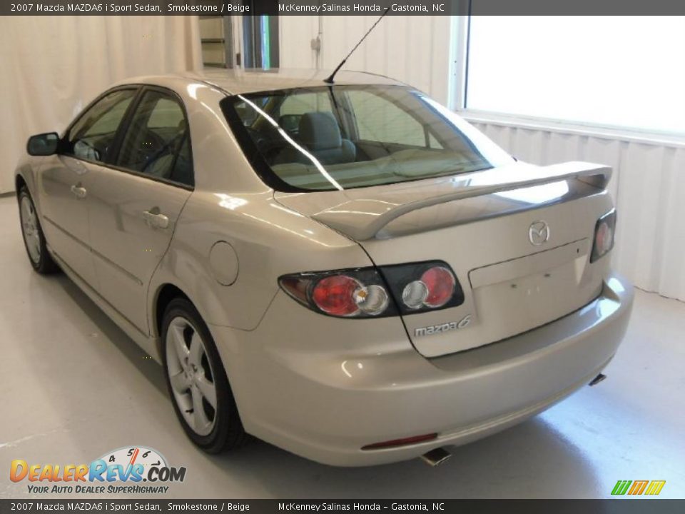 2007 Mazda MAZDA6 i Sport Sedan Smokestone / Beige Photo #2