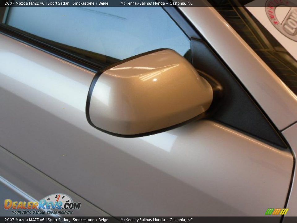 2007 Mazda MAZDA6 i Sport Sedan Smokestone / Beige Photo #27