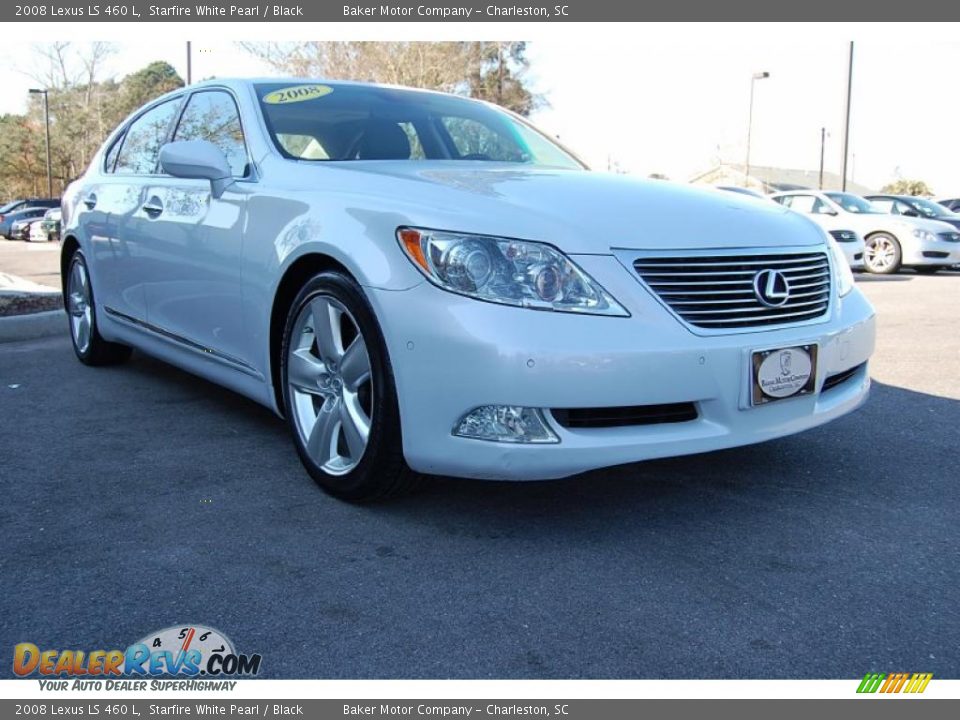 2008 Lexus LS 460 L Starfire White Pearl / Black Photo #1