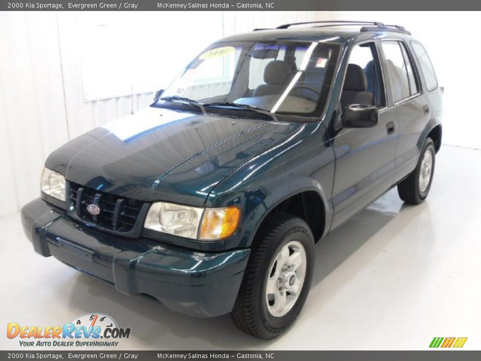 2000 Kia Sportage Evergreen Green / Gray Photo #1