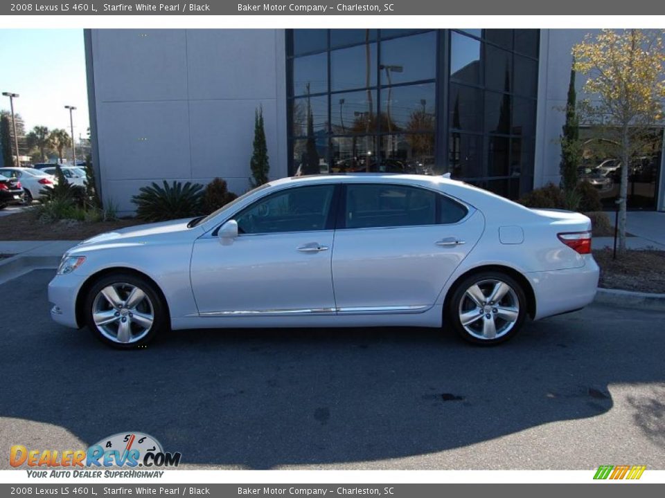 2008 Lexus LS 460 L Starfire White Pearl / Black Photo #2