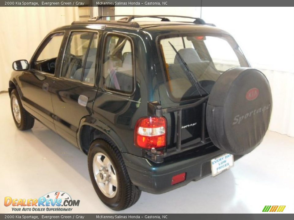 2000 Kia Sportage Evergreen Green / Gray Photo #2