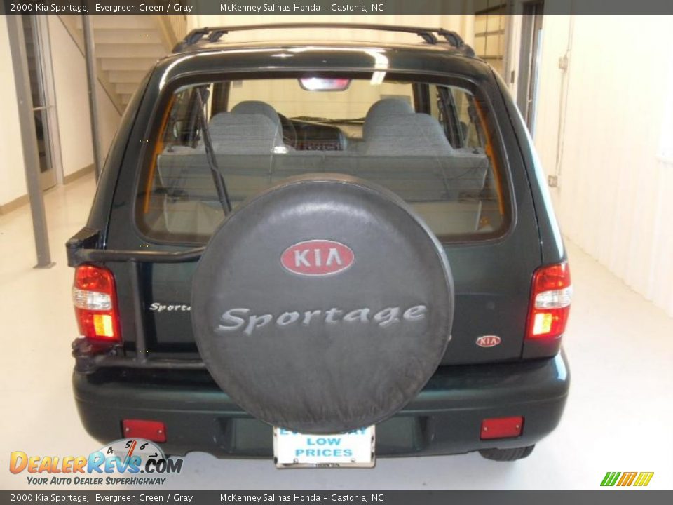 2000 Kia Sportage Evergreen Green / Gray Photo #3