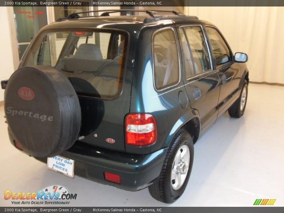 2000 Kia Sportage Evergreen Green / Gray Photo #4