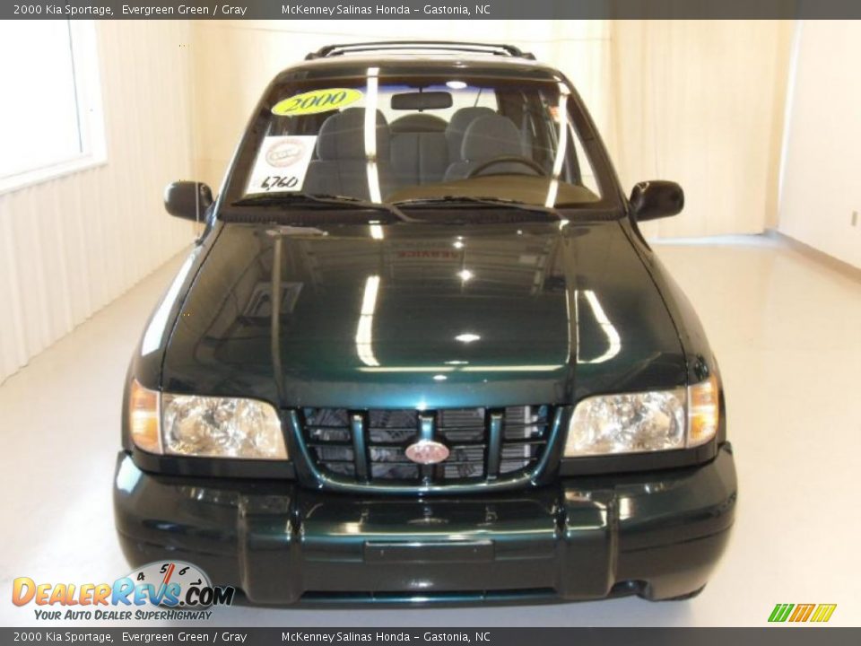 2000 Kia Sportage Evergreen Green / Gray Photo #6