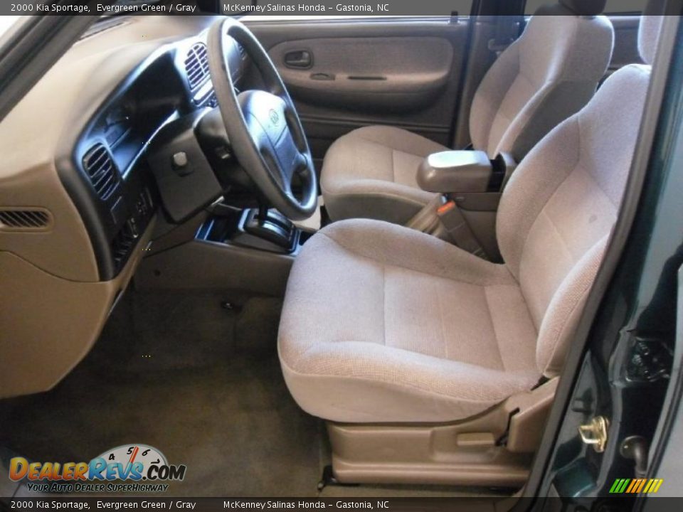 2000 Kia Sportage Evergreen Green / Gray Photo #7
