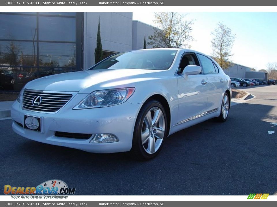 2008 Lexus LS 460 L Starfire White Pearl / Black Photo #13