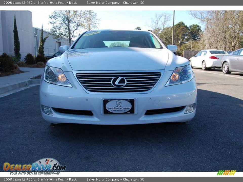 2008 Lexus LS 460 L Starfire White Pearl / Black Photo #14