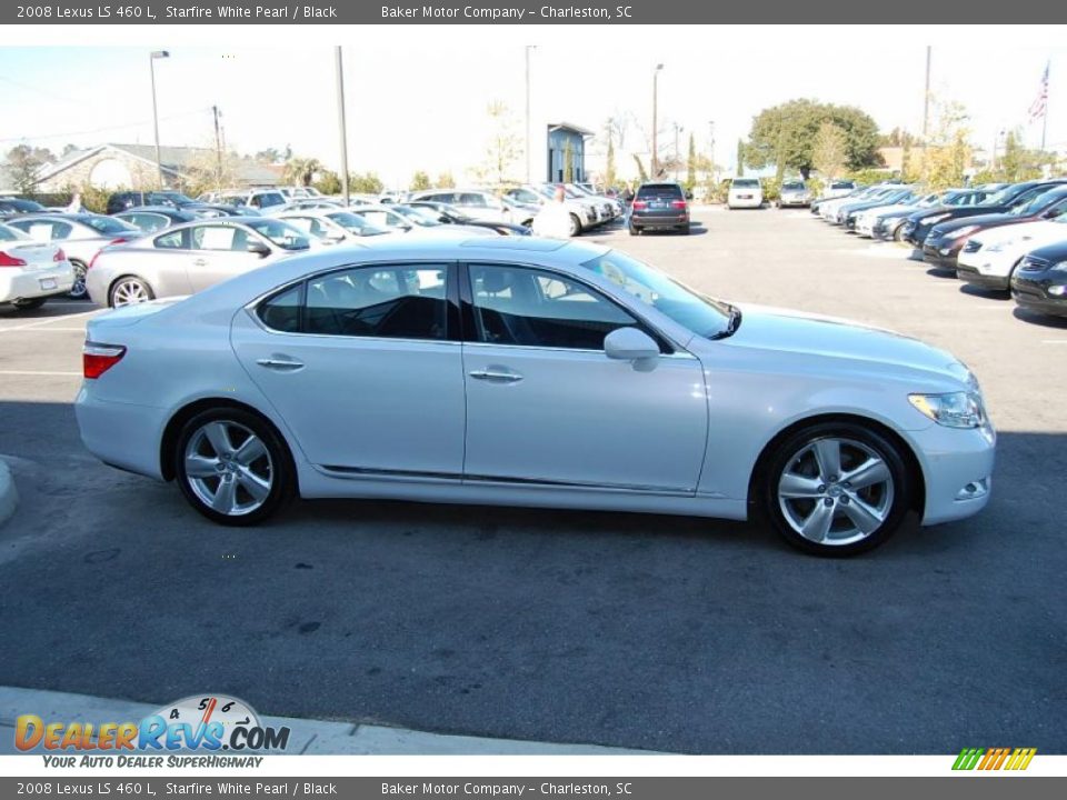 2008 Lexus LS 460 L Starfire White Pearl / Black Photo #15