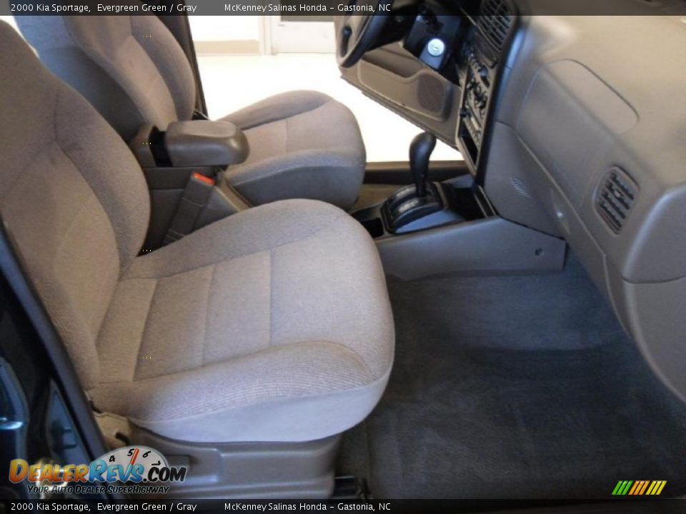 2000 Kia Sportage Evergreen Green / Gray Photo #16