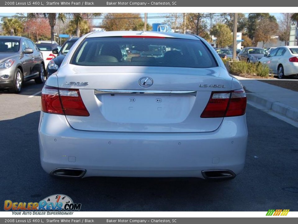 2008 Lexus LS 460 L Starfire White Pearl / Black Photo #17