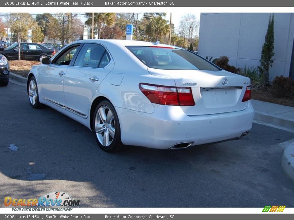 2008 Lexus LS 460 L Starfire White Pearl / Black Photo #18