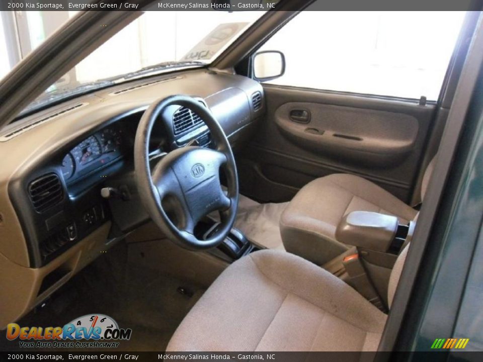 2000 Kia Sportage Evergreen Green / Gray Photo #20