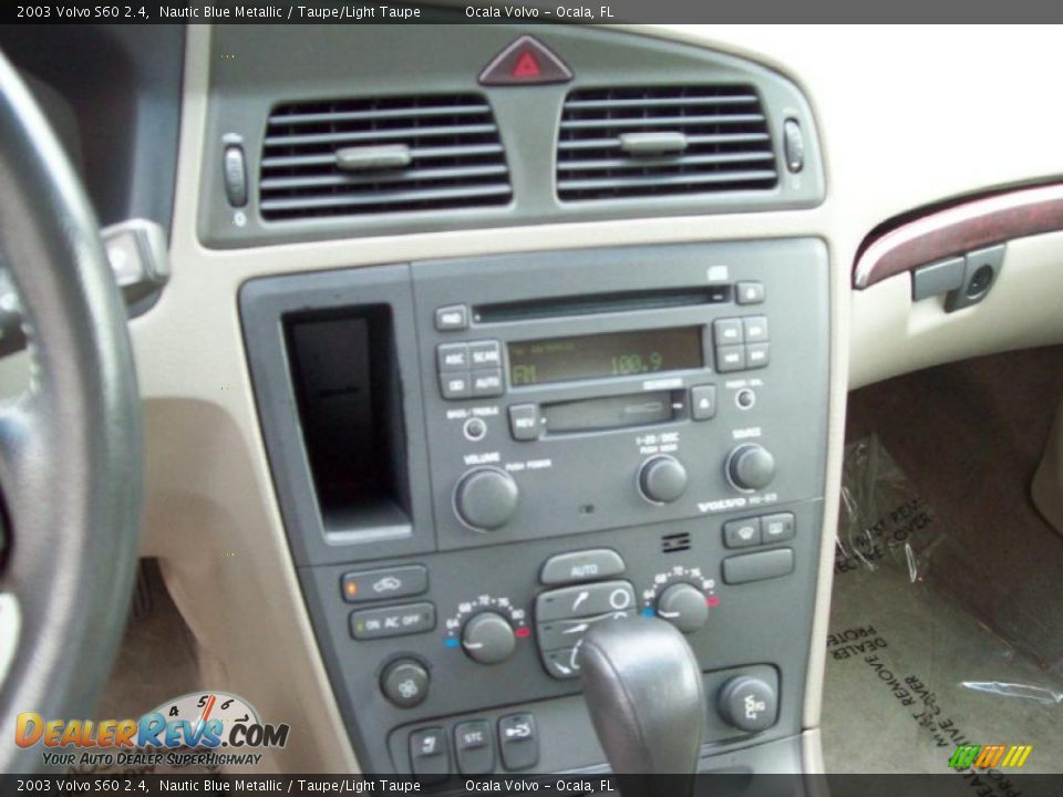 2003 Volvo S60 2.4 Nautic Blue Metallic / Taupe/Light Taupe Photo #19